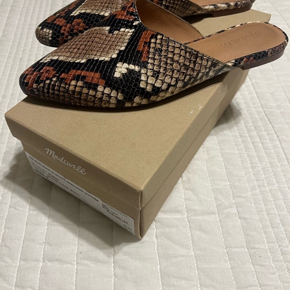 Madewell Remi Spiced Cider Snakeskin Mule - Picture 2 of 5
